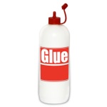 a bottle of glue