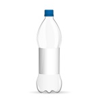 a plastic bottle