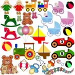 a selection of toys